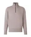 Canada Goose Wool Quarter-zip Rosseau Sweater In Nude
