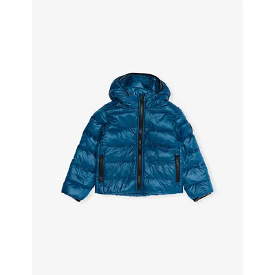 Canada Goose Kids' Rofton Hooded Shell-down Hoodie 2-7 Years Guard Blue - Bleu Gard