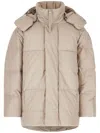 Canada Goose Light Grey Cotton Umba Down Jacket In Neutrals