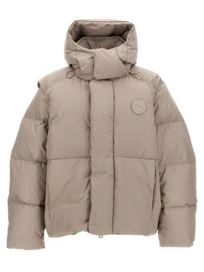 Canada Goose 'padded High Collar Detachable Hood Side Pockets' In Gray