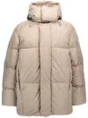 Canada Goose Light Grey Cotton Umba Down Jacket In Neutrals
