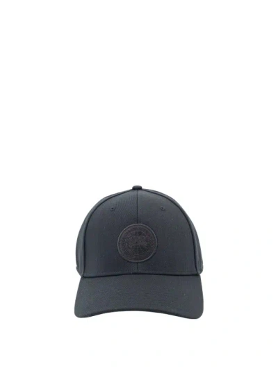 Canada Goose Unisex Hat With Logo Patch In Grey