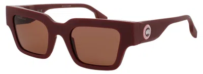 Canada Goose Unisex Plastic Sunglasses Gc25603s (51-23-150) In 601 - Matte Burgundy / Grey Tint