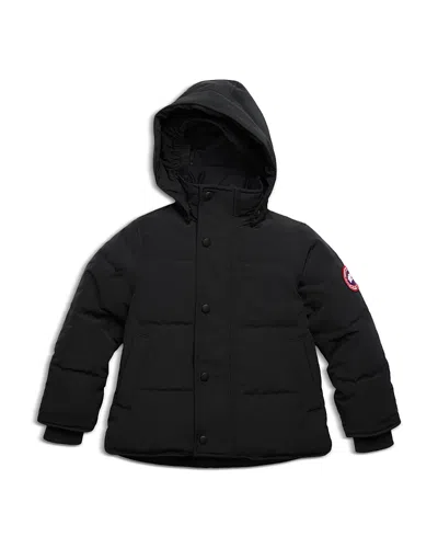 Canada Goose Unisex Snowy Owl Down Parka - Little Kid In Black
