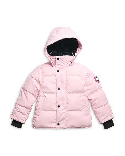 Canada Goose Unisex Snowy Owl Down Parka - Little Kid In Pink