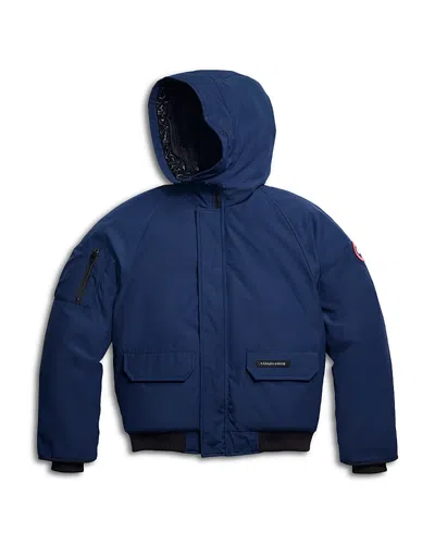 Canada Goose Unisex Youth Chilliwack Down Bomber Coat Big Kid In Blue