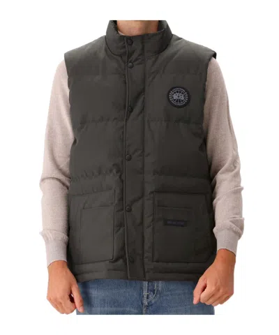 Canada Goose Upright Neck Down Vest In Black