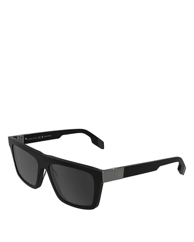 Canada Goose Vango Modified Rectangular Sunglasses, 57mm In Black