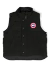 Canada Goose Black Vanier Quilted Gilet In Black