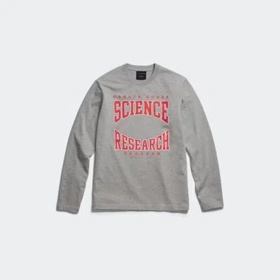 Canada Goose Vantage Langarmshirt Science Research In Stone Heather