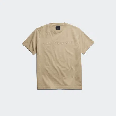 Canada Goose Vantage T-shirt Embroidered In Neutral