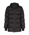 Canada Goose Vernon Logo Down Jacket In Black
