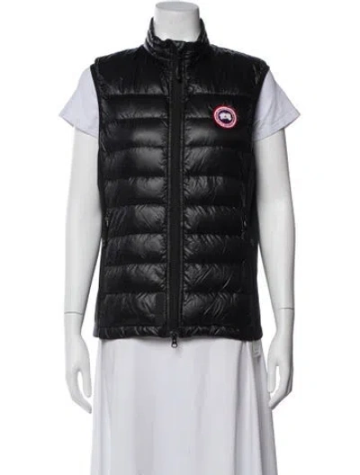 Pre-owned Canada Goose Vest In Black