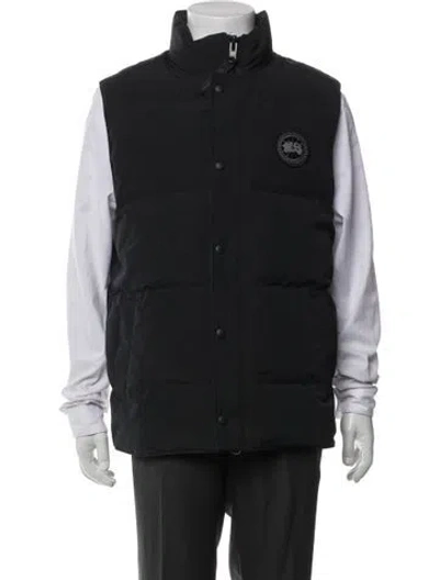Pre-owned Canada Goose Vest In Black