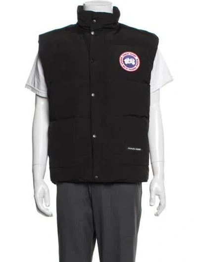 Pre-owned Canada Goose Vest In Black