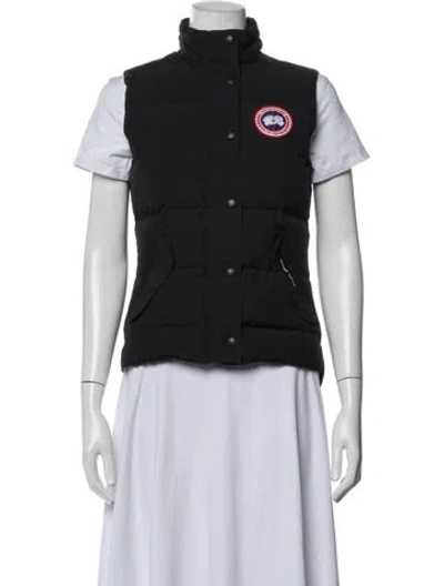 Pre-owned Canada Goose Vest In Black