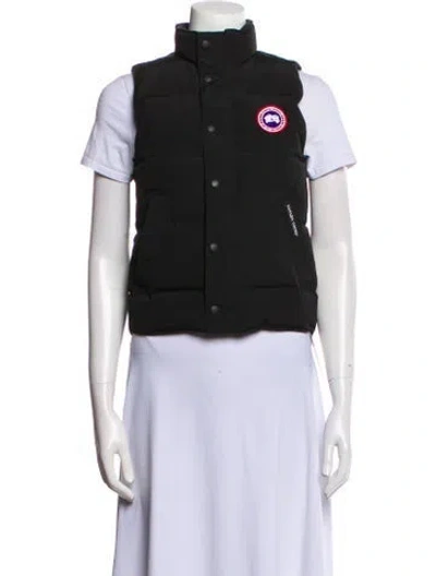 Pre-owned Canada Goose Kids' Vest In Black