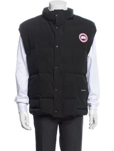 Pre-owned Canada Goose Vest In Black