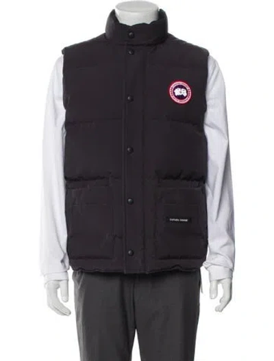 Pre-owned Canada Goose Vest In Blue