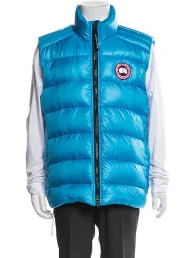 Pre-owned Canada Goose Vest In Blue
