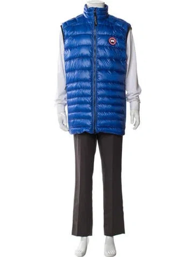 Pre-owned Canada Goose Vest In Blue