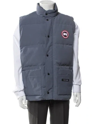 Pre-owned Canada Goose Vest In Blue