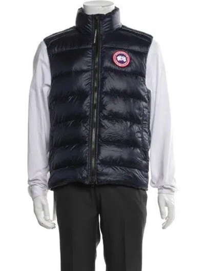 Pre-owned Canada Goose Vest In Blue