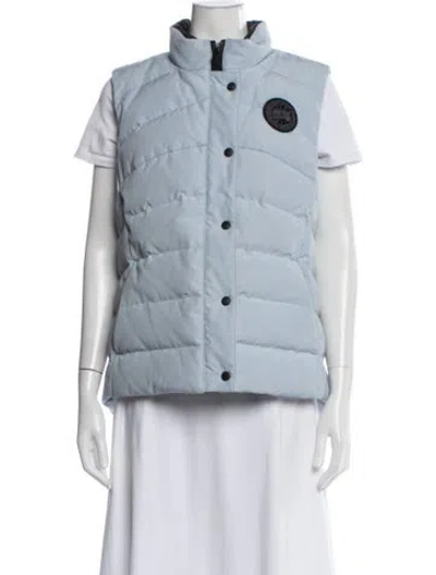 Pre-owned Canada Goose Vest In Blue