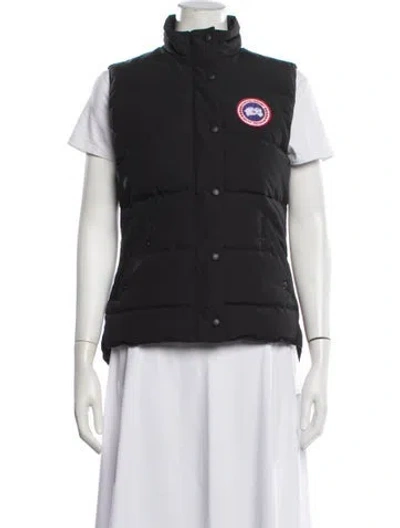 Pre-owned Canada Goose Vest In Blue