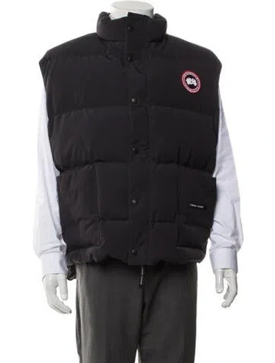 Pre-owned Canada Goose Vest In Blue