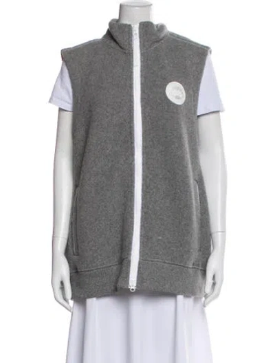 Pre-owned Canada Goose Vest In Gray