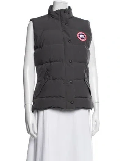 Pre-owned Canada Goose Vest In Grey
