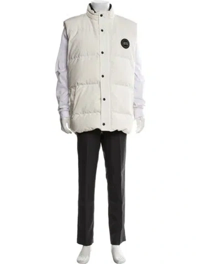 Pre-owned Canada Goose Vest In Neutrals