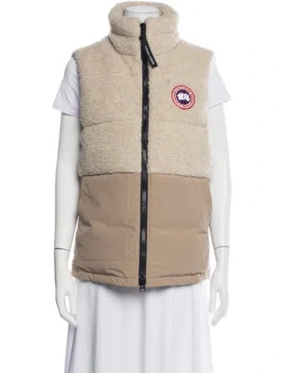 Pre-owned Canada Goose Vest In Neutrals