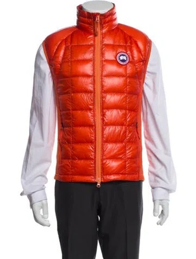 Pre-owned Canada Goose Vest In Orange