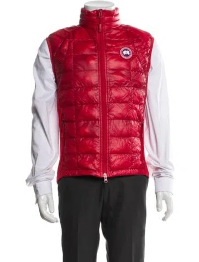 Pre-owned Canada Goose Vest In Red