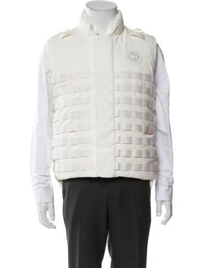 Pre-owned Canada Goose Vest W/ Tags In White