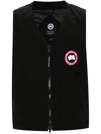 Canada Goose Vests In Black