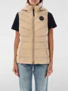 Canada Goose Clair Logo Patch Vest In Sand