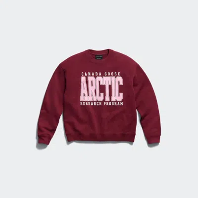Canada Goose Wander Arctic Sweatshirt In Burnt Vermillion