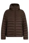 Canada Goose Brown Aethera Hooded Quilted Down Jacket In Brown