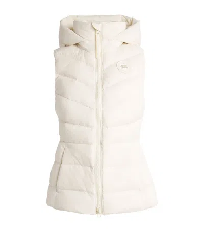 Canada Goose Water-repellent Down Clair Gilet In White
