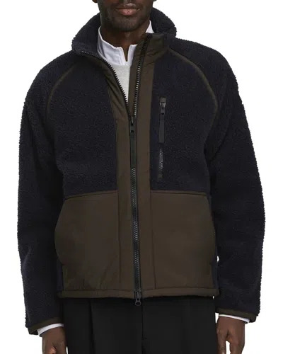 Canada Goose Westport Fleece Wool-blend Jacket In Black