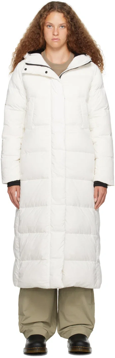 Canada Goose White Alliston Down Jacket In 433 N.star Wh/bl De