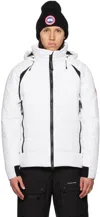 Canada Goose Hybridge Base Padded Jacket In White