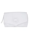 CANADA GOOSE WHITE INTERLOCK WEAVE BAG