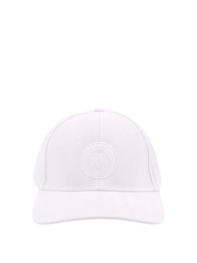 Canada Goose White Jersey Hat