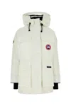 Canada Goose White Polyester Blend Down Jacket In White