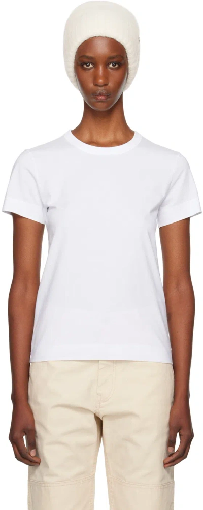 CANADA GOOSE WHITE 'WHITE LABEL' BROADVIEW T-SHIRT