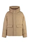 Canada Goose Wilu Hooded Down Jacket In Beige